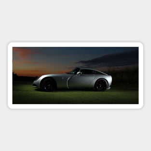 Silver TVR Sticker